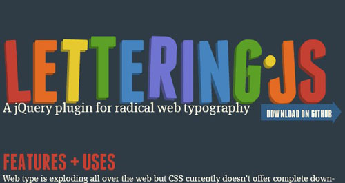 typography jquery plugins