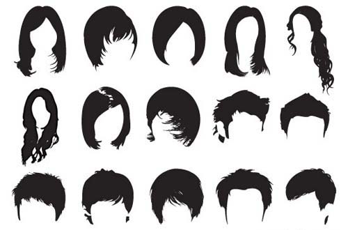 photoshop hair brushes