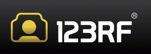 123RF logo