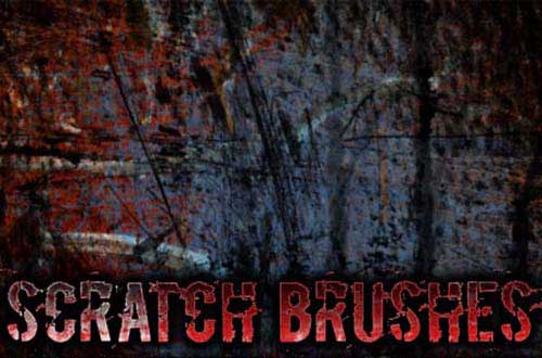 photoshop scratch brushes