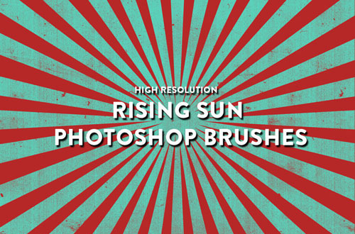 photoshop sunburst brushes