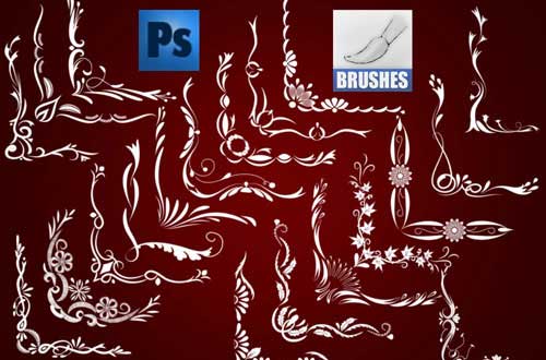 photoshop corner brushes