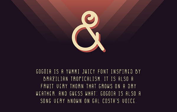 3.Free Font Of The Day  Gogóia