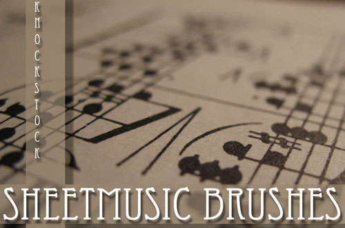 photoshop music note brushes