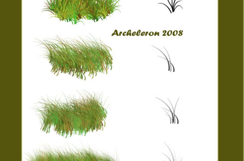 photoshop grass brush