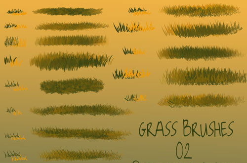 photoshop grass brush