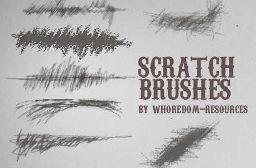 photoshop scratch brushes