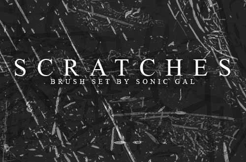 photoshop scratch brushes