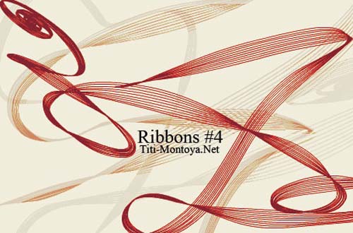 ribbon and bow photoshop brush