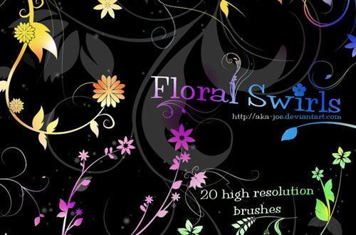 photoshop floral brushes