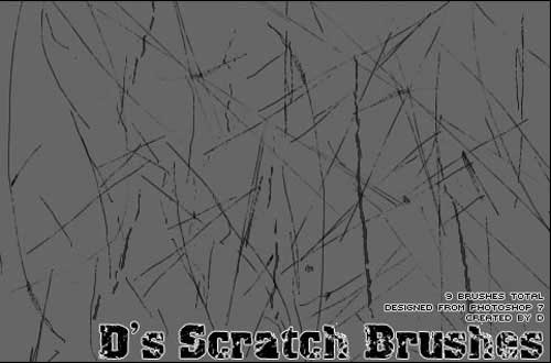 photoshop scratch brushes