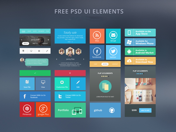 Free_PSD_UI_elements